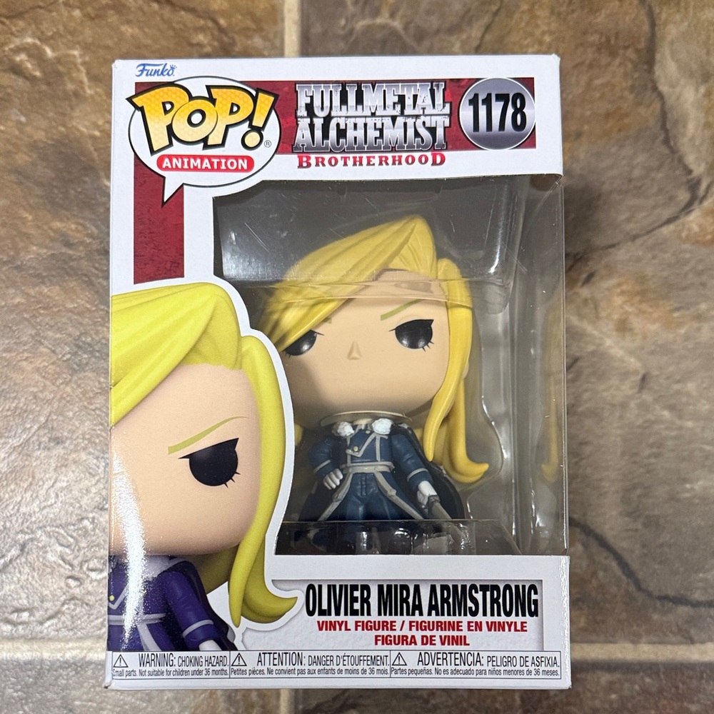 Funko Pop Fullmetal Alchemist Figure Oliver Mira Armstrong 1178